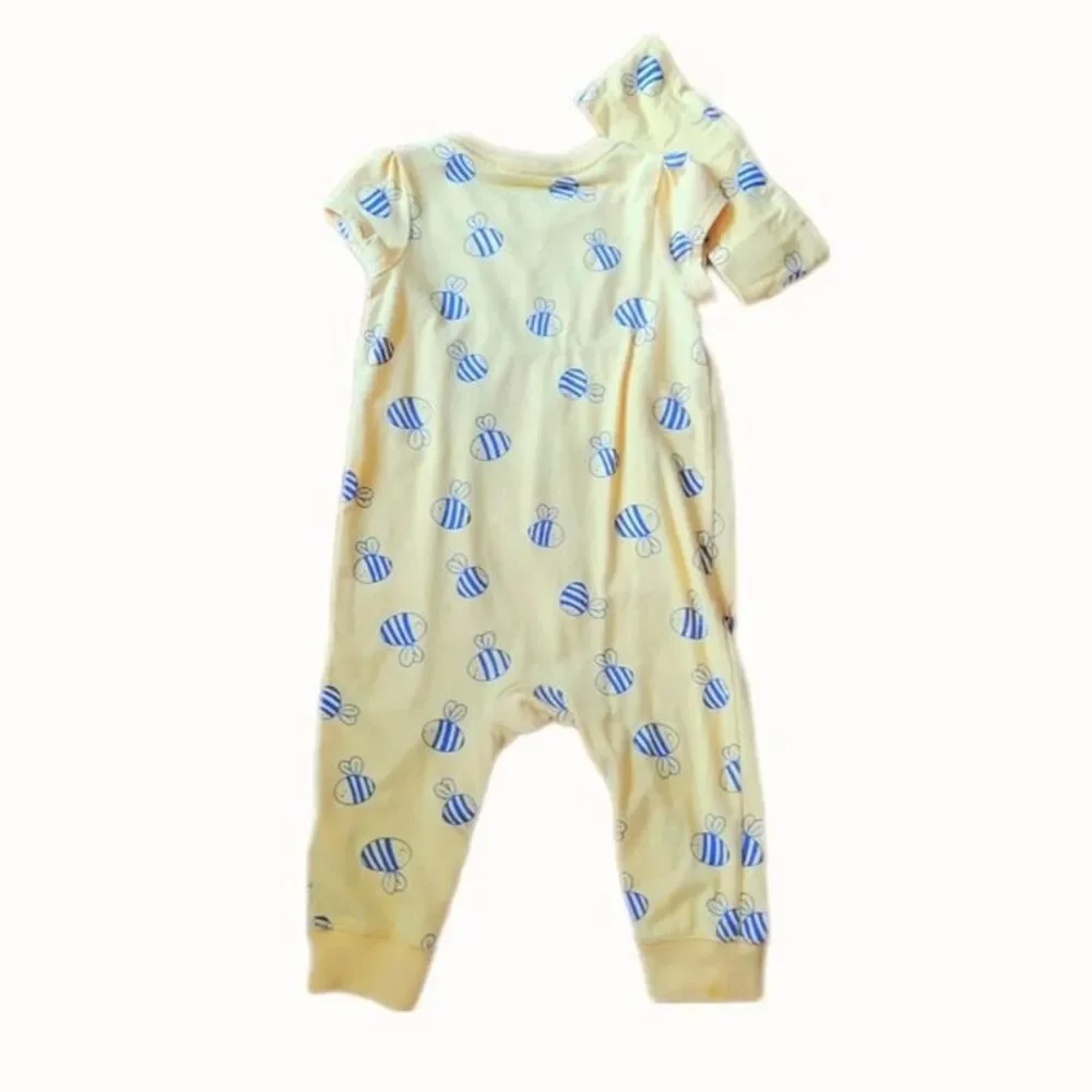 Cat & Jack Yellow and Blue Bee Bodysuit